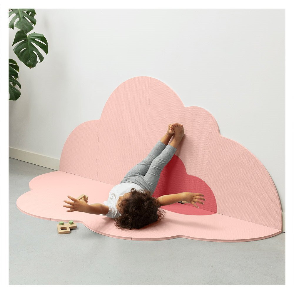 Quut Toys Saltea de joaca pentru copii din spuma norisorul roz 175 cm