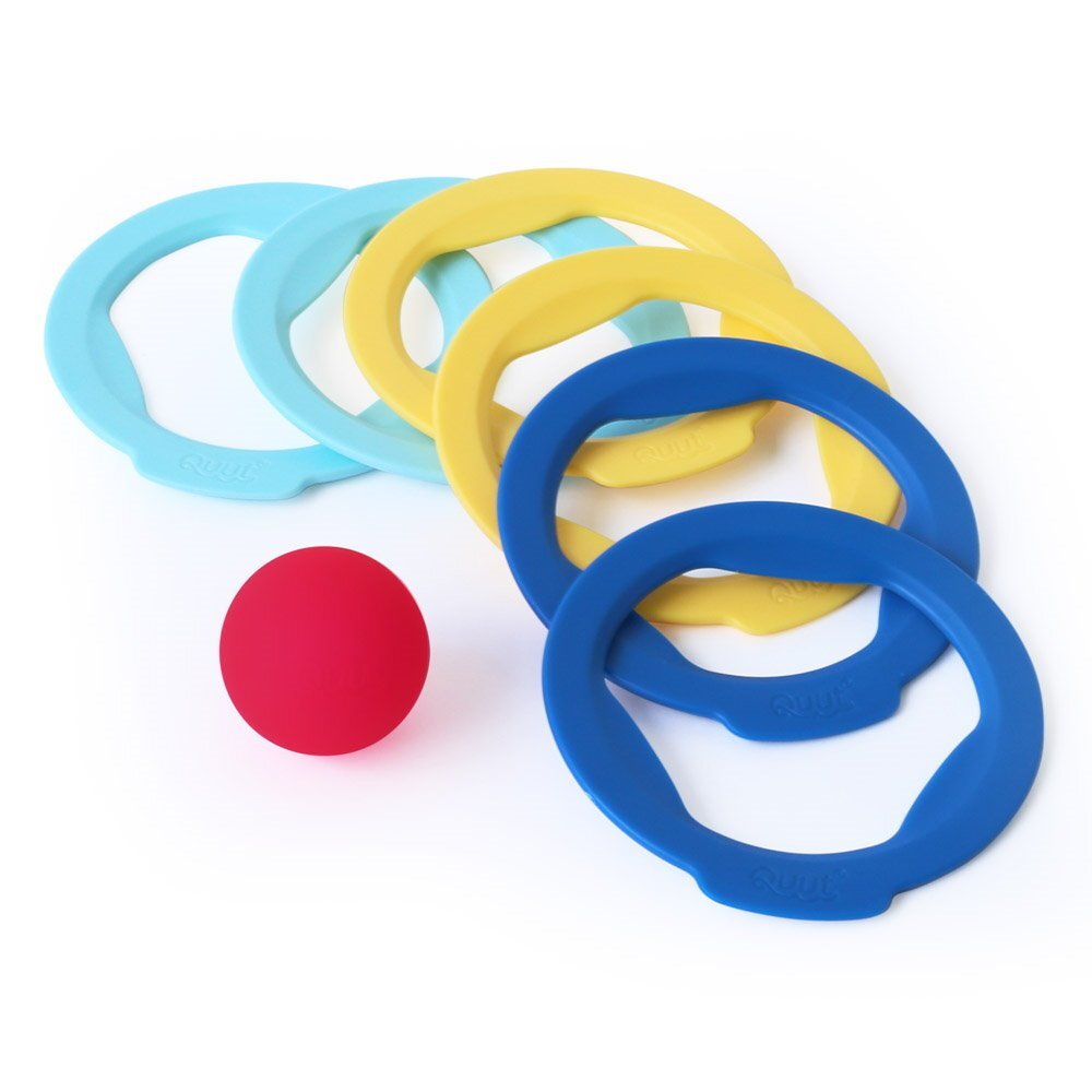 Quut Toys Set 6 inele cu mingiuta Ringo