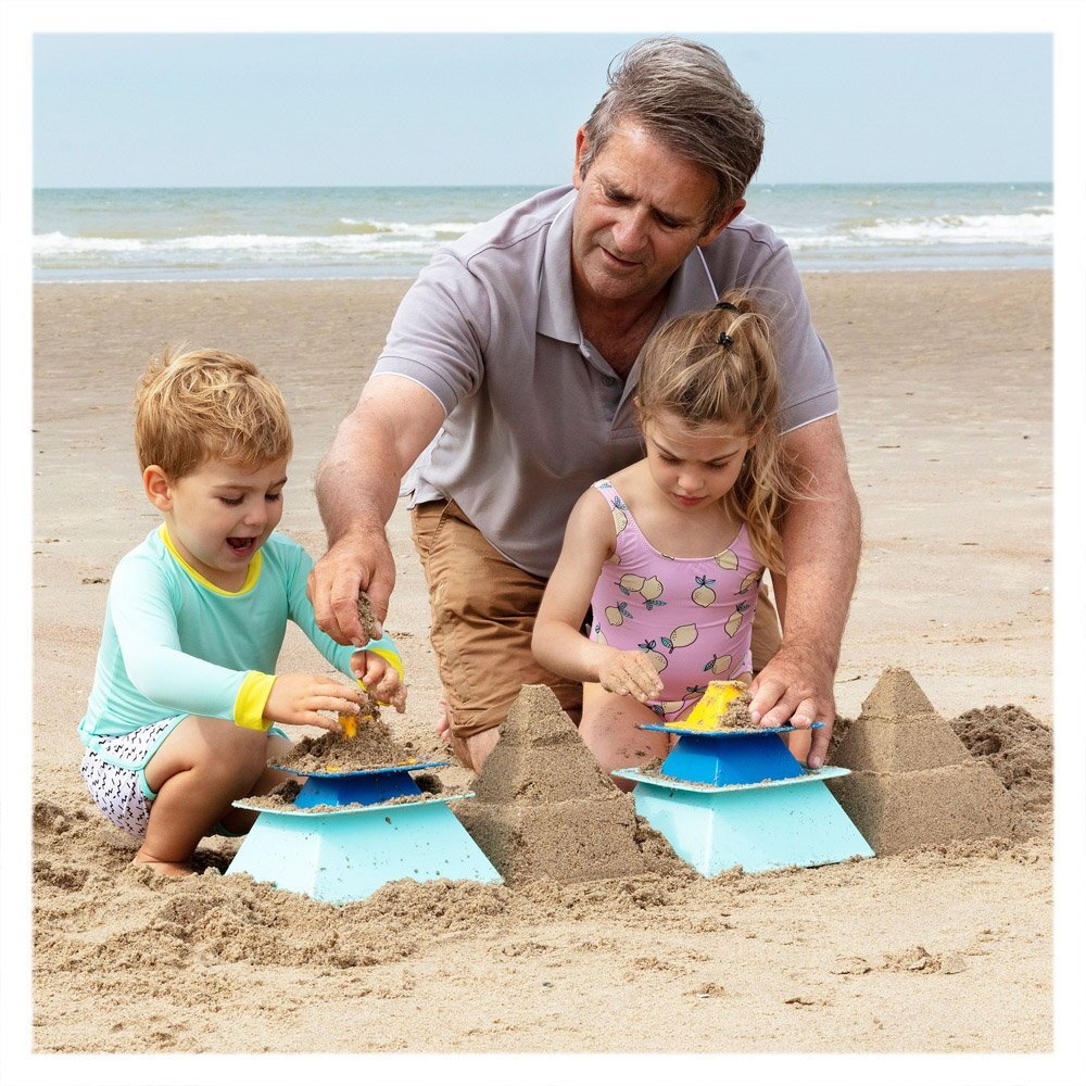 Quut Toys Set forme pentru nisip piramide Pira