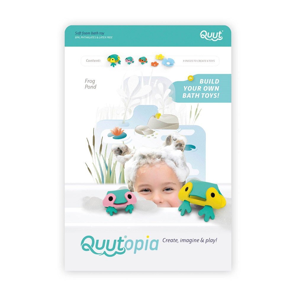 Quut Toys Set jucarii de baie Broscutele simpatice