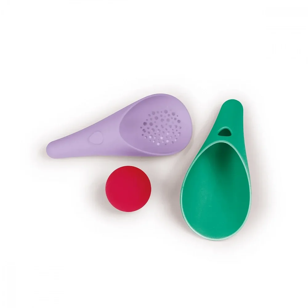 Quut Toys Set lopatica cu sita si minge Cuppi mov