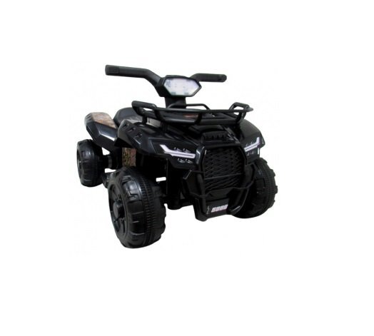 R-Sport Atv electric pentru copii J8AAA negru 35W cu tractiune spate muzica sunete si lumni