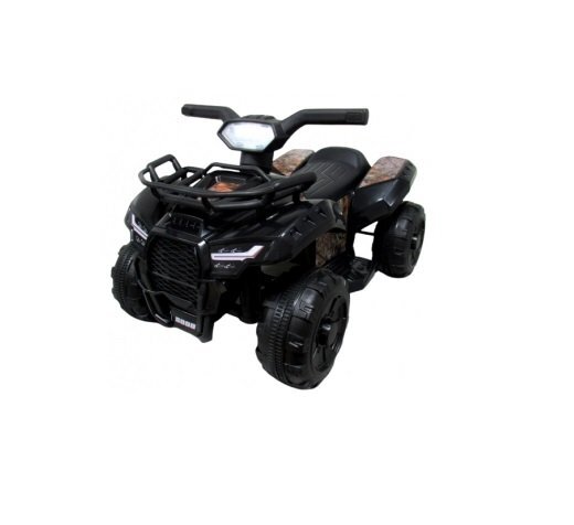 R-Sport Atv electric pentru copii J8AAA negru 35W cu tractiune spate muzica sunete si lumni