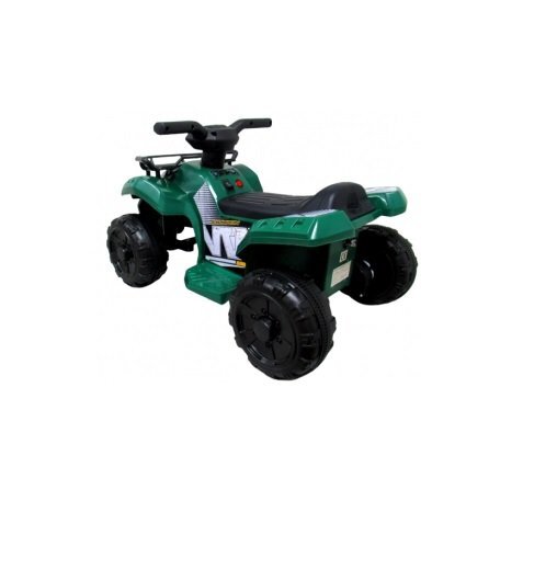R-Sport Atv electric pentru copii J8AAA verde 35W cu tractiune spate muzica sunete si lumni