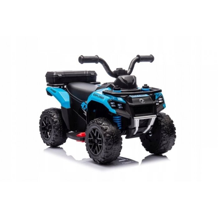 R-Sport ATV electric pentru copii J9 Albastru roti si scaun din plastic putere 25W 70x44x40 cm varsta 1.5-4 ani