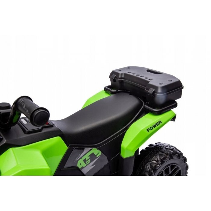 R-Sport ATV electric pentru copii J9 Verde roti si scaun din plastic putere 25W 70x44x40 cm varsta 1.5-4 ani