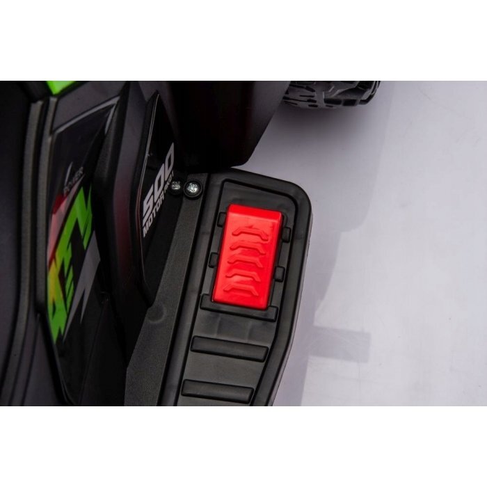 R-Sport ATV electric pentru copii J9 Verde roti si scaun din plastic putere 25W 70x44x40 cm varsta 1.5-4 ani