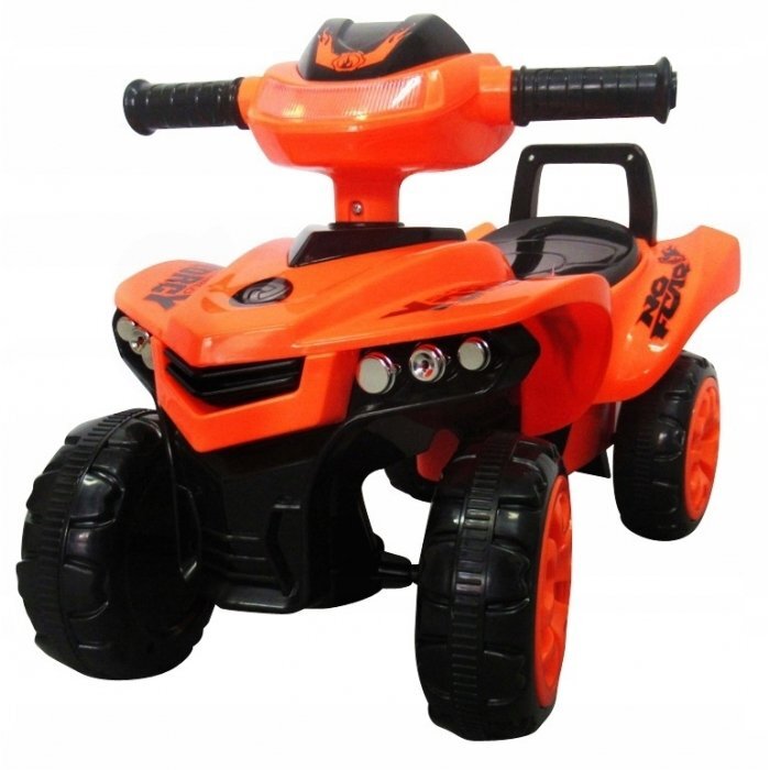 R-Sport Atv pentru copii fara pedale J5 portocaliu cu protectie impotriva rasturnarii claxon cu sunete potrivit pentru copii cu varsta intre 1-3 ani