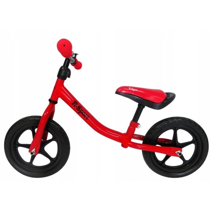 R-Sport Bicicleta copii fara pedale R1 rosu varsta 2-5 ani roti din spuma EVA cadru usor din otel saua si inaltimea ghidonului sunt reglabile pana la 35 kg