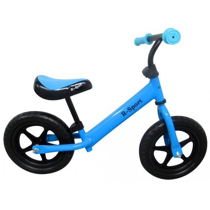 R-Sport Bicicleta copii fara pedale R7 albastru 11 inch cu roti din spuma Eva varsta 2-5 ani scaun si ghidon reglabile in inaltime sarcina maxima pana la 35 kg