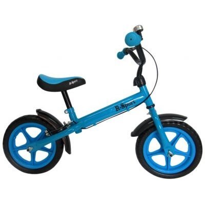 R-Sport Bicicleta copii fara pedale R9 albastru 11 inch varsta 3-6 ani sarcina maxima pana la 35 kg roti din spuma EVA frana cadru usor din otel scaun si ghidon reglabile pe inaltime