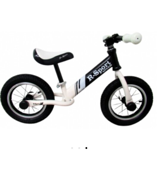 R-Sport Bicicleta fara pedale cu roti gonflabile R8 alb