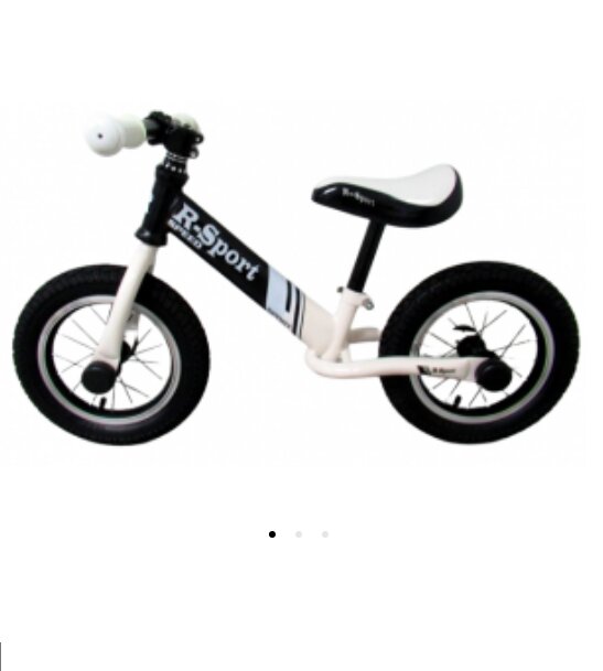 R-Sport Bicicleta fara pedale cu roti gonflabile R8 alb