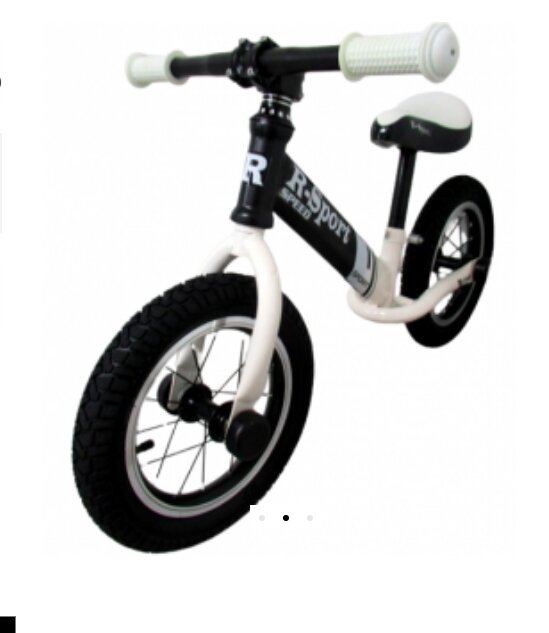 R-Sport Bicicleta fara pedale cu roti gonflabile R8 alb