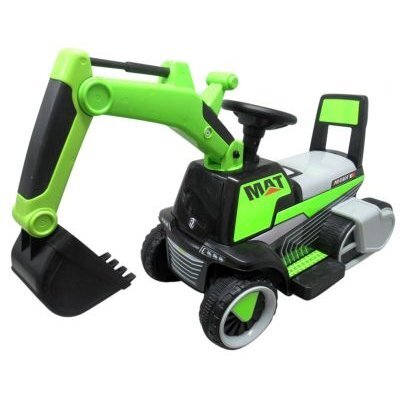 R-Sport Excavator electric pentru copii C3 verde 25W Unitate audio si lumini led sarcina maxima 25 kg