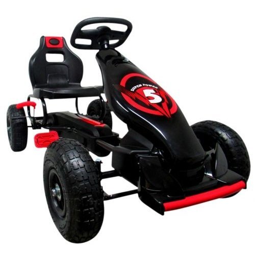 R-Sport Kart cu pedale Gokart cu roti gonflabile G8 rosu
