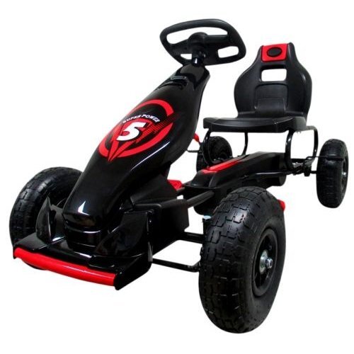 R-Sport Kart cu pedale Gokart cu roti gonflabile G8 rosu