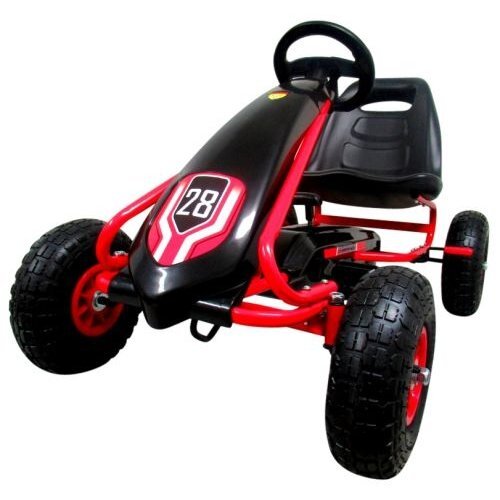 R-Sport Kart cu pedale Gokart roti gonflabile G4 negru