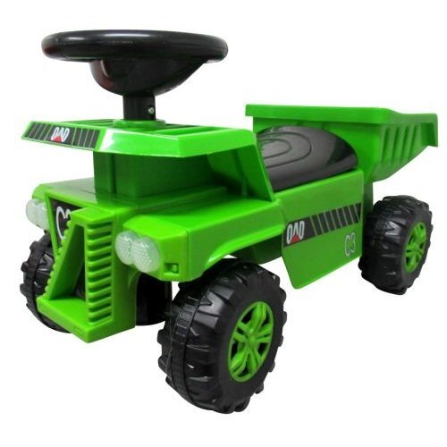 R-Sport Masinuta copii fara pedale J10 TS775 verde cu basculanta mobila loc de depozitare sub scaun lumini frontale stralucitoare sarcina maxima admisa 35 kg recomandata copiilor intre 1 si 3 ani
