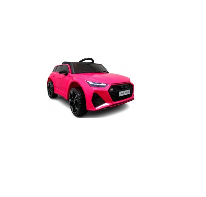 R-Sport Masinuta electrica pentru copii 70W cu telecomanda Audi RS6 roz roti Eva si scaun piele