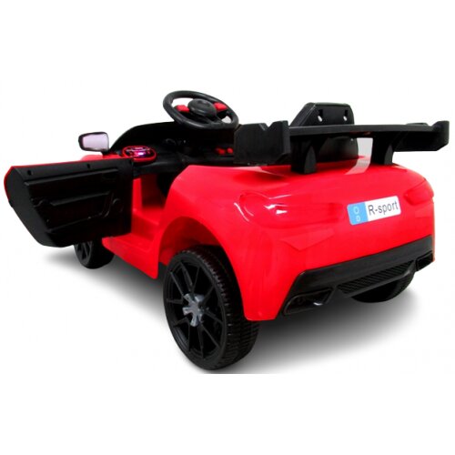 R-Sport Masinuta electrica pentru copii Cabrio A1 Rosu 60W cu telecomanda si functie de balansare