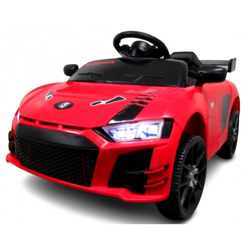 R-Sport Masinuta electrica pentru copii Cabrio A1 Rosu 60W cu telecomanda si functie de balansare