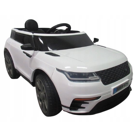 R-Sport Masinuta electrica pentru copii Cabrio F4 Alb 60W cu telecomanda si roti Eva slow start faruri si lumini Led unitate audio cu display si Mp3