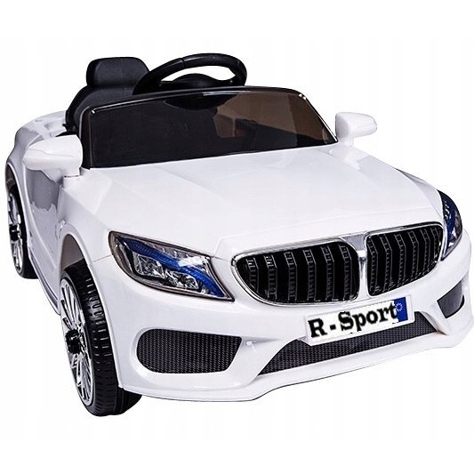 R-Sport Masinuta electrica pentru copii Cabrio M5 alb 50W cu telecomanda