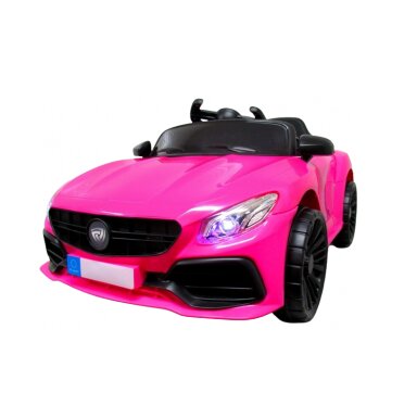 R-Sport Masinuta electrica pentru copii Cabrio Z6 roz 70W cu telecomanda functie de balansare volan sport Mp3 si Usb amortizoare si deschidere usi