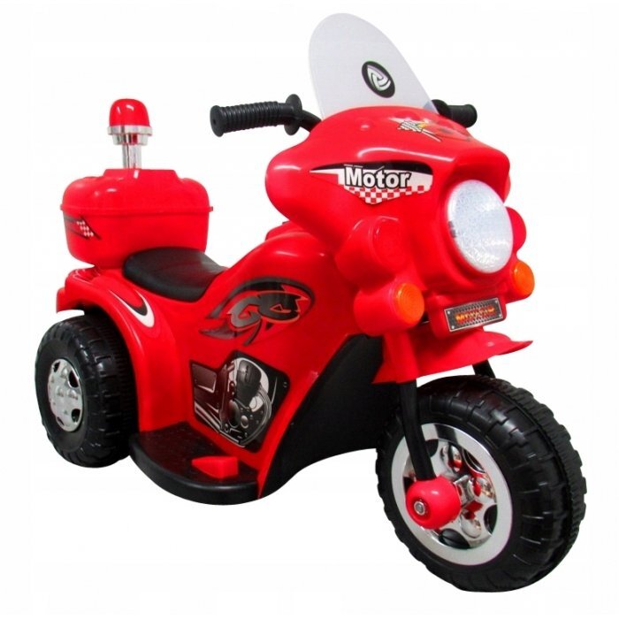 R-Sport Motocicleta electrica pentru copii M7 rosie 20W cu muzica lumini si pedala acceleratie