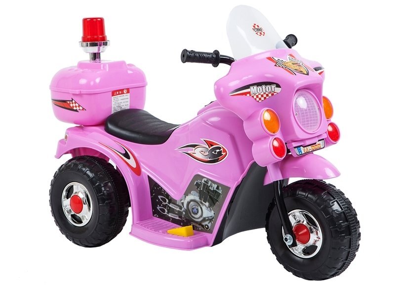 R-Sport Motocicleta electrica pentru copii M7 roz 20W cu muzica lumini si pedala acceleratie