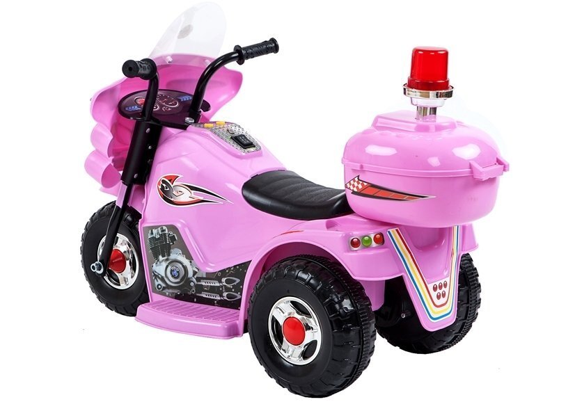 R-Sport Motocicleta electrica pentru copii M7 roz 20W cu muzica lumini si pedala acceleratie