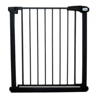 R-Sport Poarta de siguranta din metal S0 negru 79-83.5 cm
