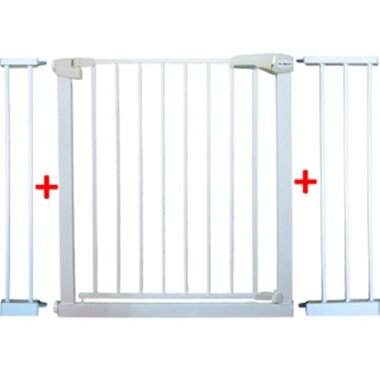 R-Sport Poarta de siguranta din metal S3 alb 79-115 cm