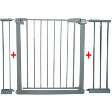 R-Sport Poarta de siguranta din metal S3 gri 79-115 cm