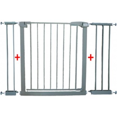 R-Sport Poarta de siguranta din metal S3 gri 79-115 cm