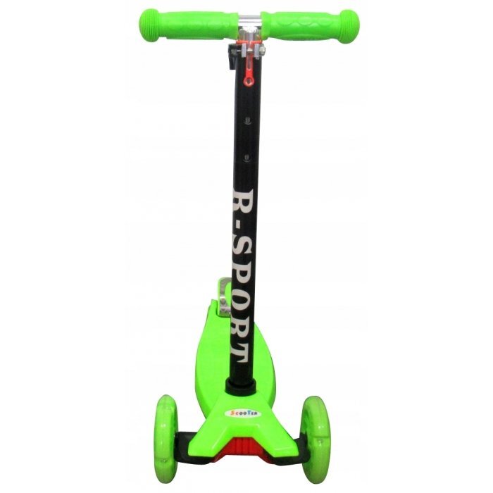 R-Sport Trotineta H1 verde ghidon reglabil cadru din aluminiu greutate admisa 50 kg