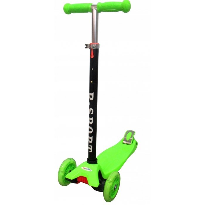 R-Sport Trotineta H1 verde ghidon reglabil cadru din aluminiu greutate admisa 50 kg
