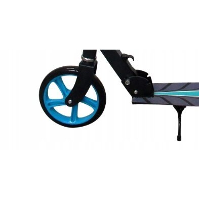 R-Sport Trotineta H4 albastra pliabila cu 2 roti din cauciuc ghidon reglabil greutate admisa 100 kg