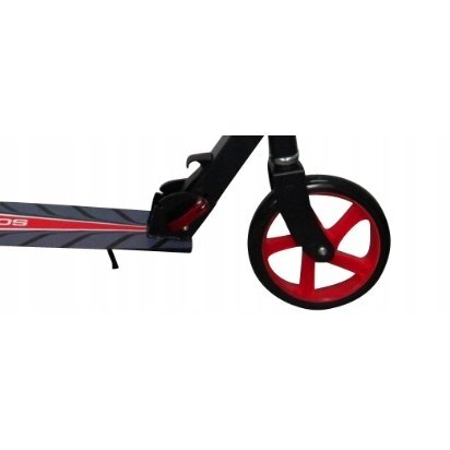 R-Sport Trotineta H4 rosie pliabila cu 2 roti din cauciuc ghidon reglabil greutate admisa 100 kg
