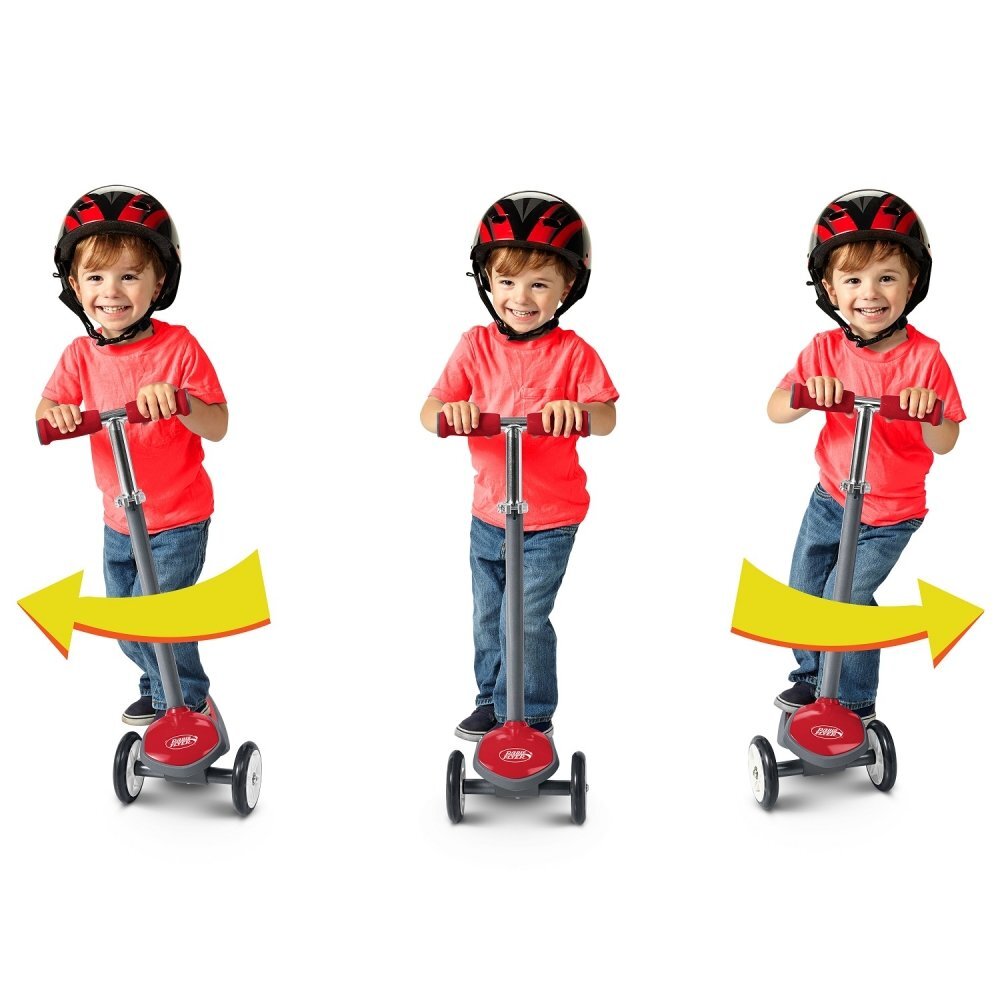 RADIO FLYER Trotineta EZ Glider cu roti din silicon baza antiderapanta ghidon reglabil greutate admisa 20 kg