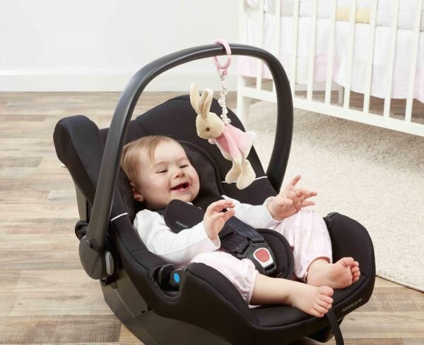 Rainbow Design Jucarie atasabila din plus cu vibratii 22 cm Flopsy Rabbit