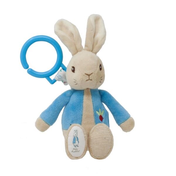 Rainbow Design Jucarie atasabila din plus cu vibratii 22 cm Peter Rabbit