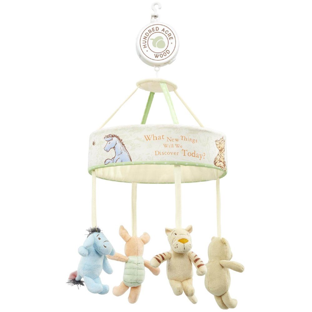 Rainbow Designs Carusel muzical pentru patut Winnie the Pooh
