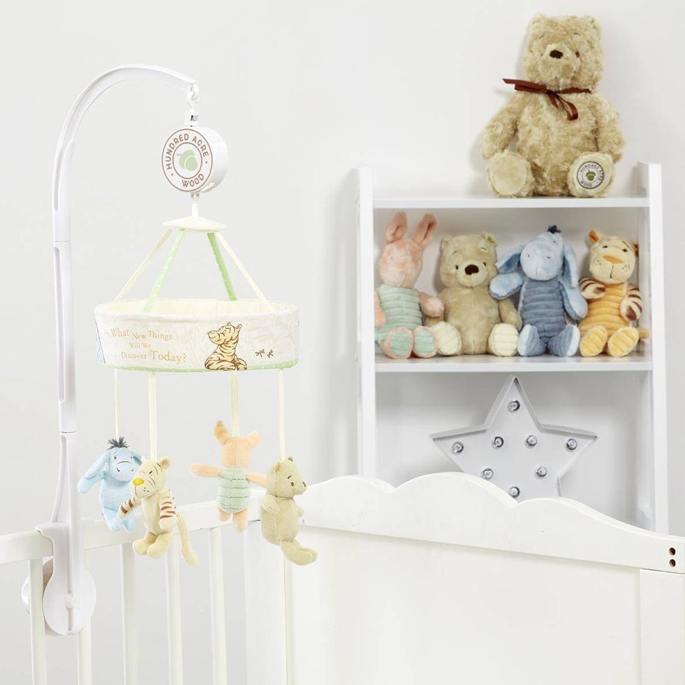 Rainbow Designs Carusel muzical pentru patut Winnie the Pooh