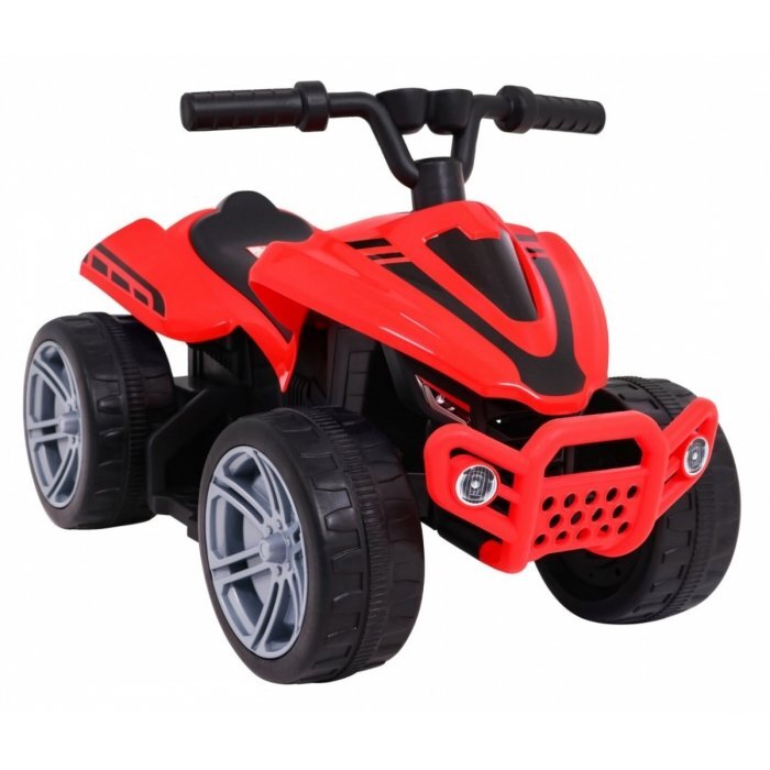 Ramiz Atv electric pentru copii Little Monster TR1805 rosu 25W cu panou audio si acceleratie pe ghidon 70x38.5x42 cm