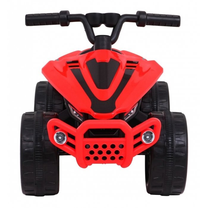 Ramiz Atv electric pentru copii Little Monster TR1805 rosu 25W cu panou audio si acceleratie pe ghidon 70x38.5x42 cm