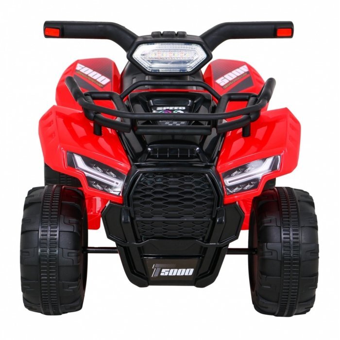 Ramiz Atv electric pentru copii Storm 68x43x41 cm rosu 25W cu lumini si panou audio