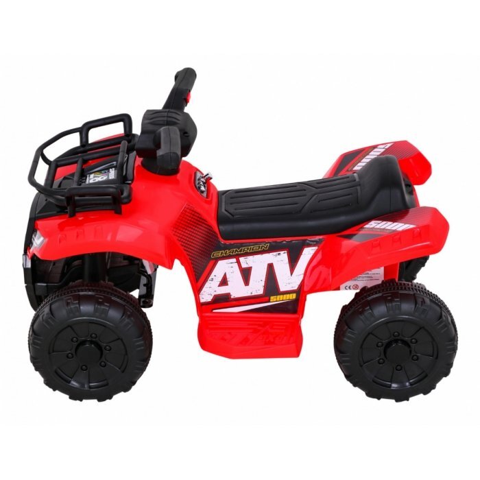 Ramiz Atv electric pentru copii Storm 68x43x41 cm rosu 25W cu lumini si panou audio