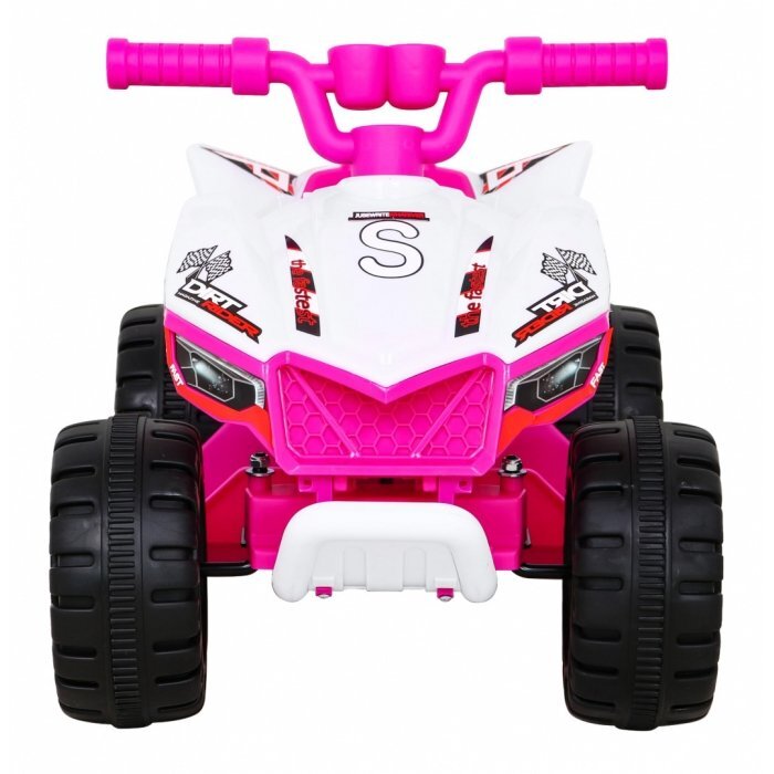 Ramiz Atv electric pentru copii The Fastest JS320 70x43x44 cm roz 25W cu panou audio